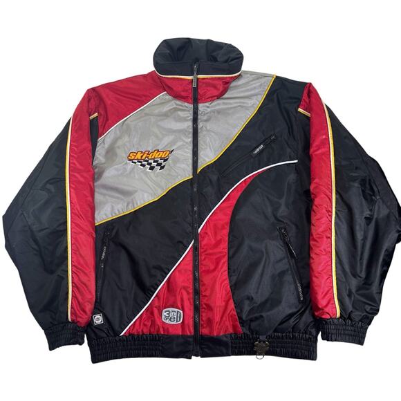 Vintage Ski Doo Sno Gear Bombardier 3 in 1 Winter Snowmobile Men's XL Jacket - Picture 1 of 13